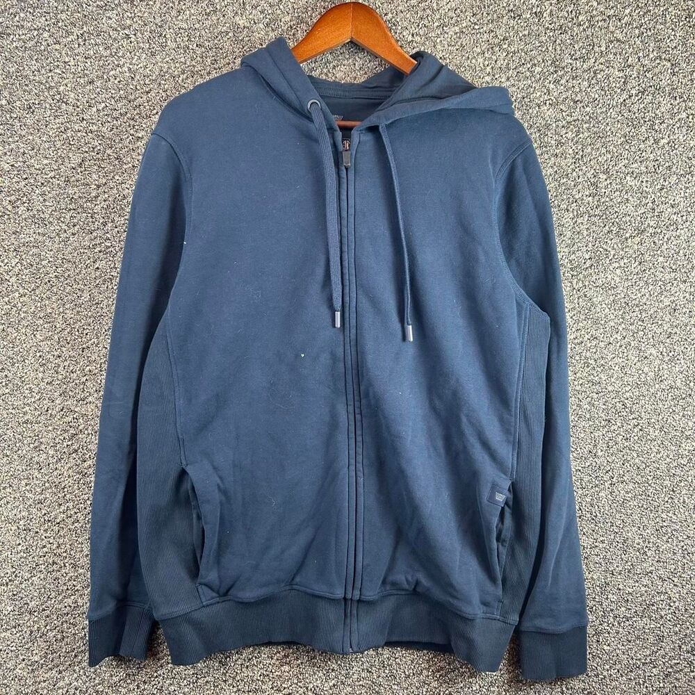 Mack-weldon Men's Navy and Blue Hoodie